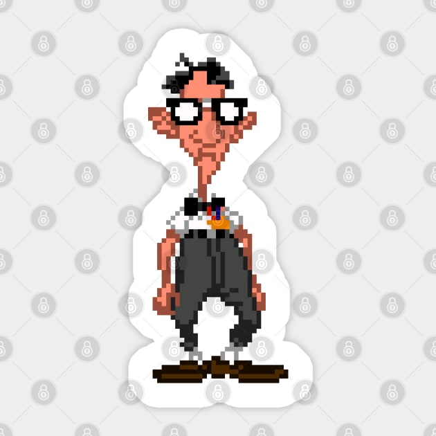 Day of the Tentacle - Bernard Sticker by goatboyjr